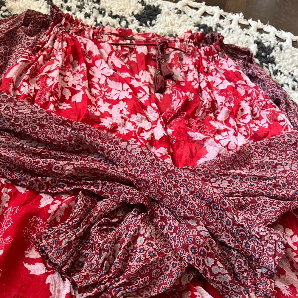 Free people size M red.